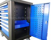 συρτάρι 7 770mm μέση μπλε κυλώντας εργαλειοθήκη θωρακικού γραφείου εργαλείων 30 ίντσας στις ρόδες