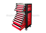 11 κόκκινο γεροδεμένο κυλώντας στήθος εργαλείων κιβωτίων εργαλείων μηχανικών καροτσακιών συρταριών