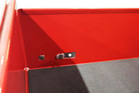 24» κόκκινη εργαλειοθήκη 5 συρταριών στην αποθήκευση εργαλείων κρύου χάλυβα Spcc ροδών με το χαλί της EVA